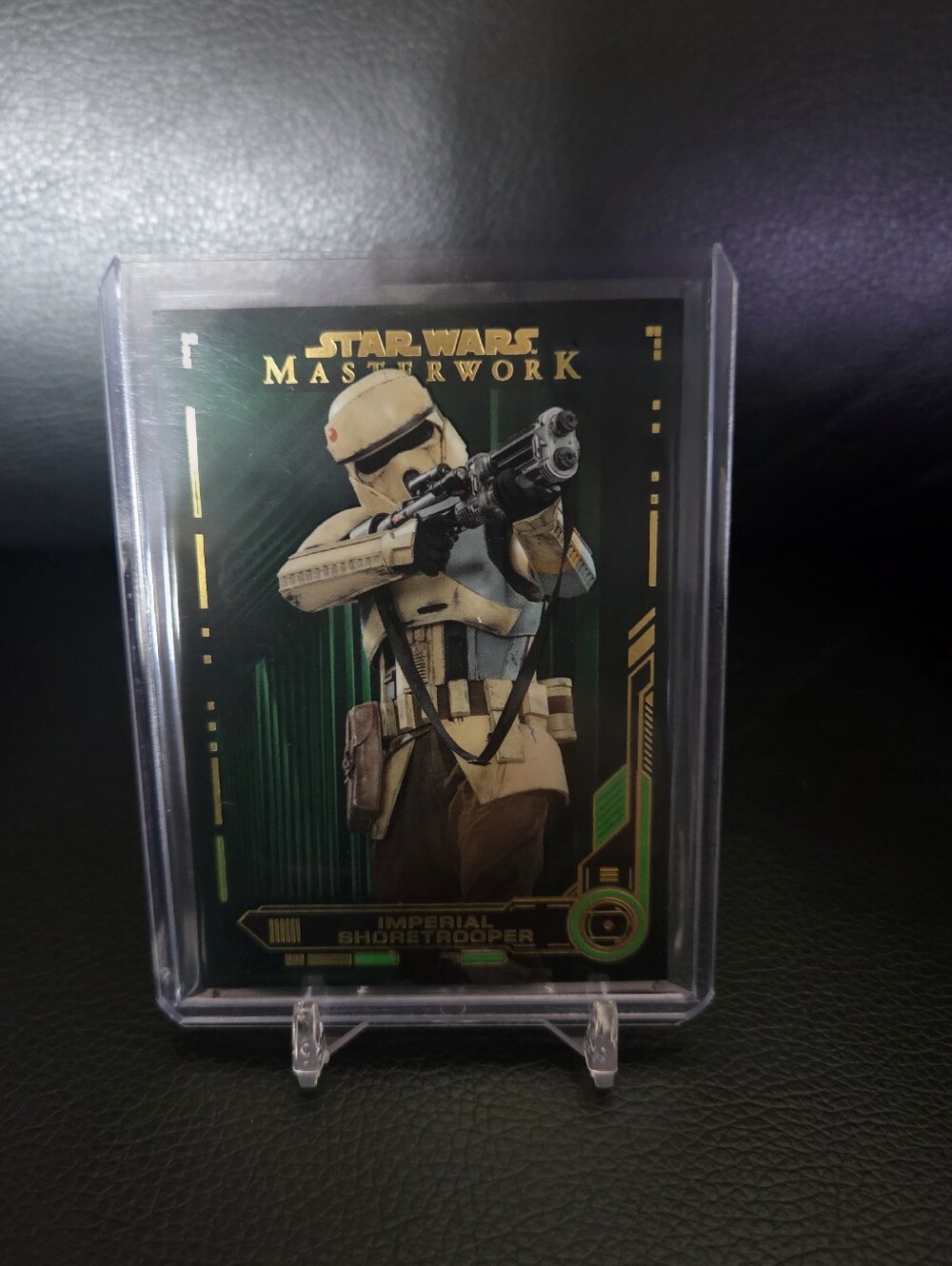 Topps Star Wars Masterwork Imperial Shoretrooper Green Parallel Card #58/99